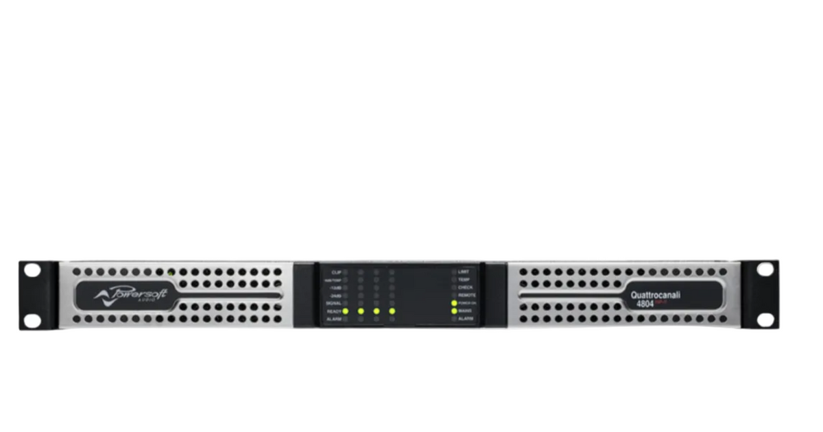 Powersoft Quattrocanali 4804 DSP+D 4 Channel Flexible Amplifier with D
