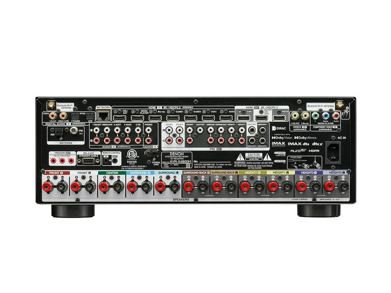 Denon AVC-X4800H 9.4 Channel 8K AV Receiver