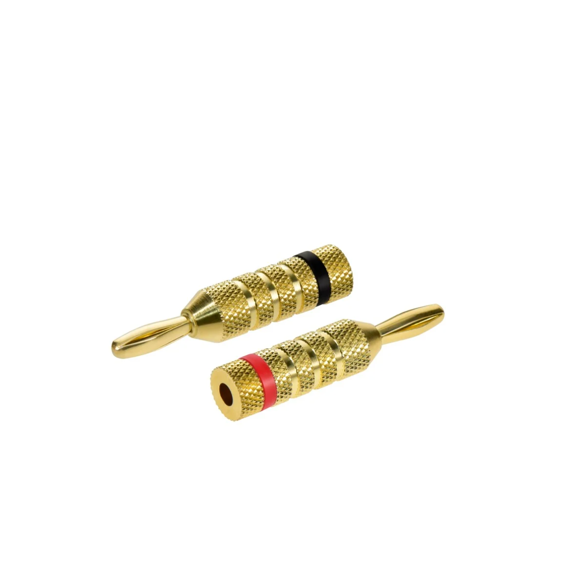 Monoprice High-Quality Gold-Plated Banana Plugs for Speaker Wire