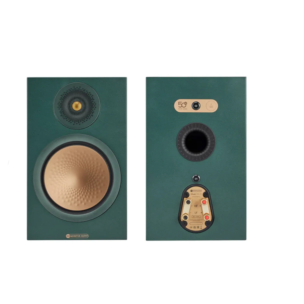 Monitor Audio Silver 100 Signature - Limited Edition 50th Anniversary Bookshelf Speakers