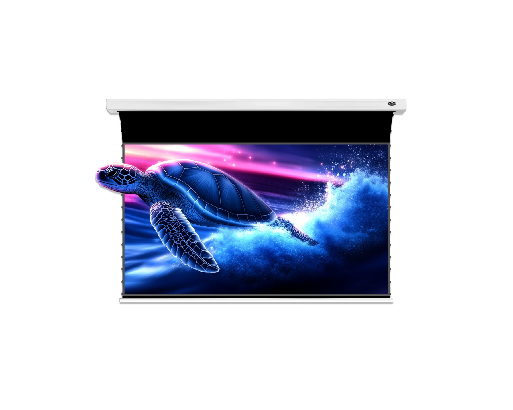 Vivid Storm 130-Inch Pro Slimline Motorized Screen UST ALR for Tabletop Projectors