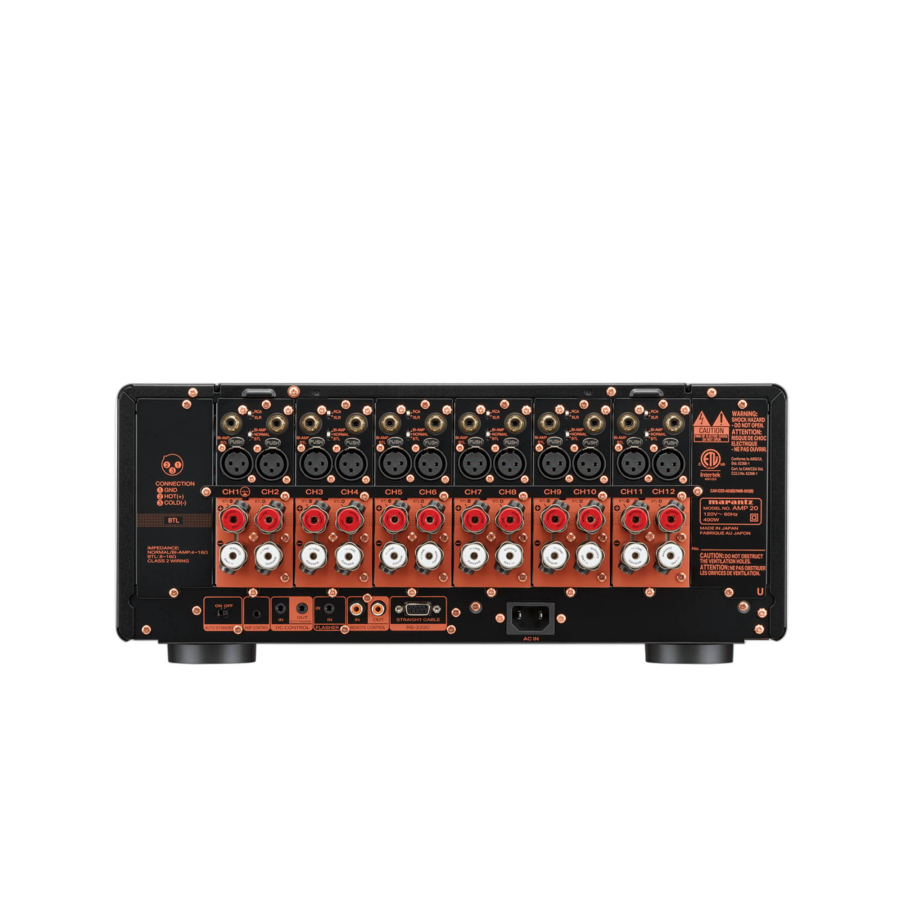 Marantz AMP 20 Reference 12 Channel Amplifier with 200W and Exclusive HDAM