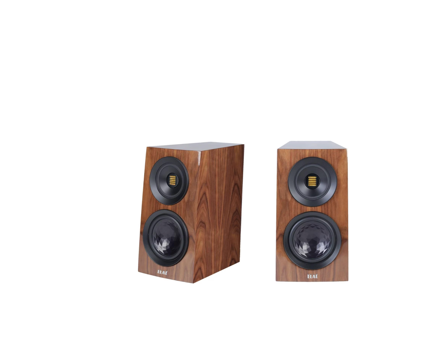 Elac Concentro S 503 Bookshelf Speakers (Walnut Gloss )