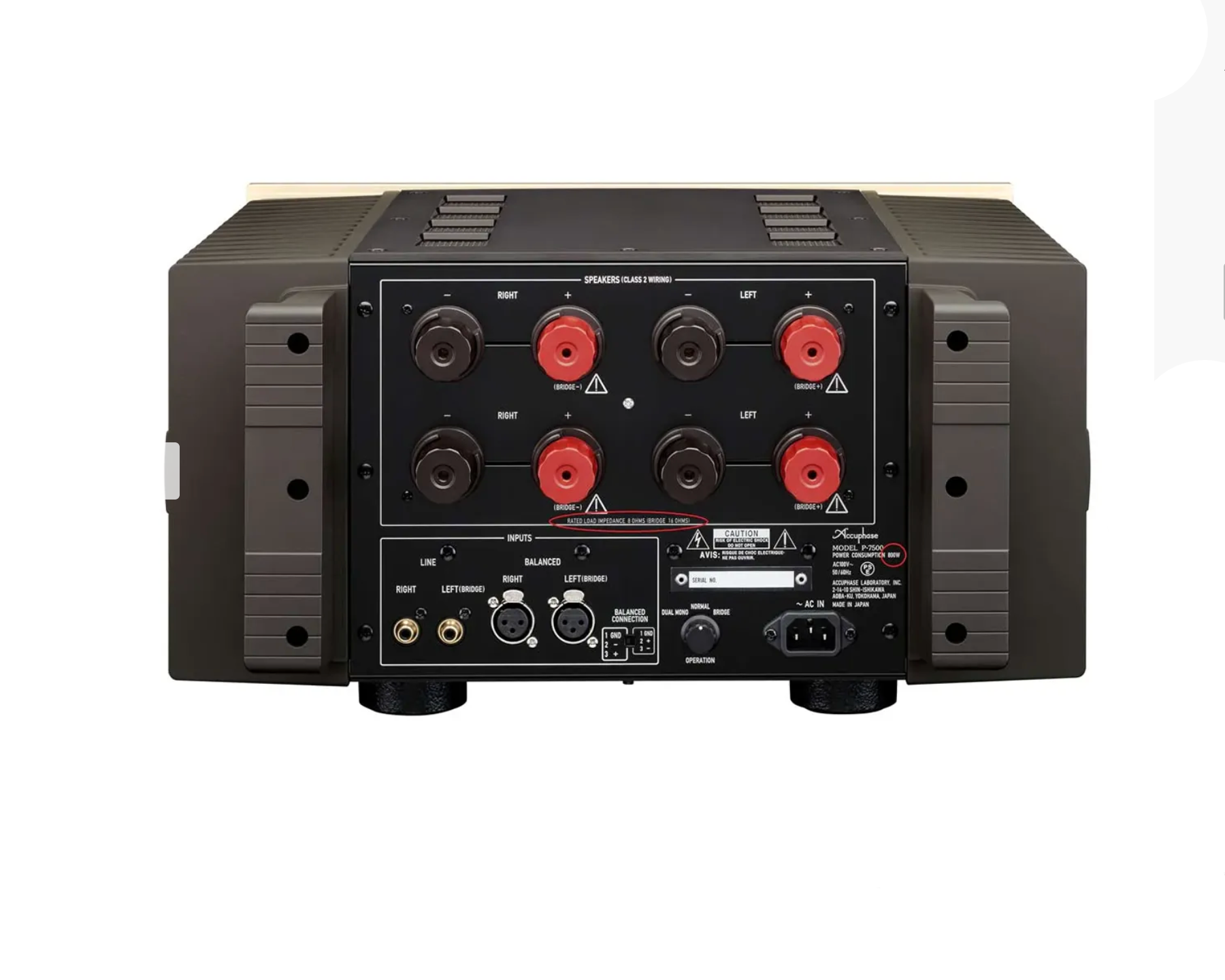 Accuphase P-7500 Class AB Stereo Power Amplifier
