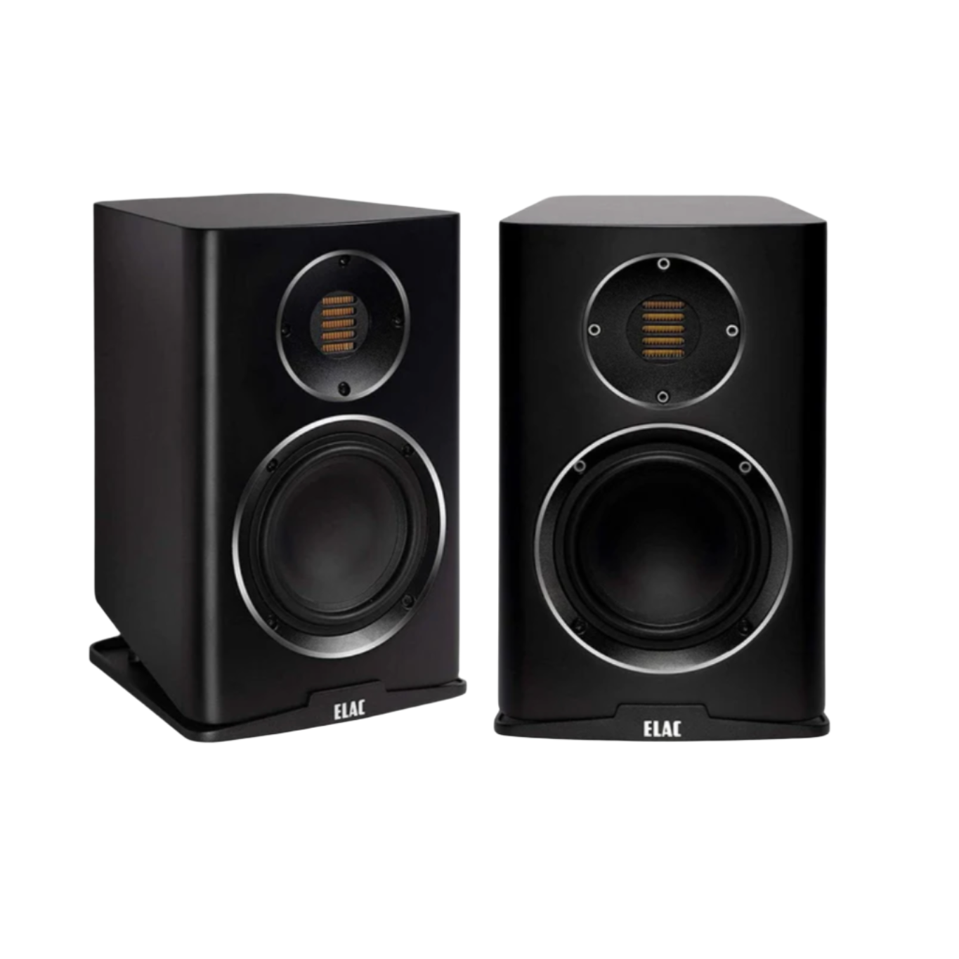 Elac Carina BS243.4 Bookshelf Speakers Black & White Finish