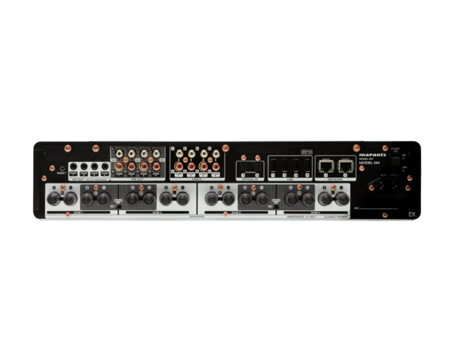 Marantz Model M4 Four-Zone Distribution 8 Channel Amplifier