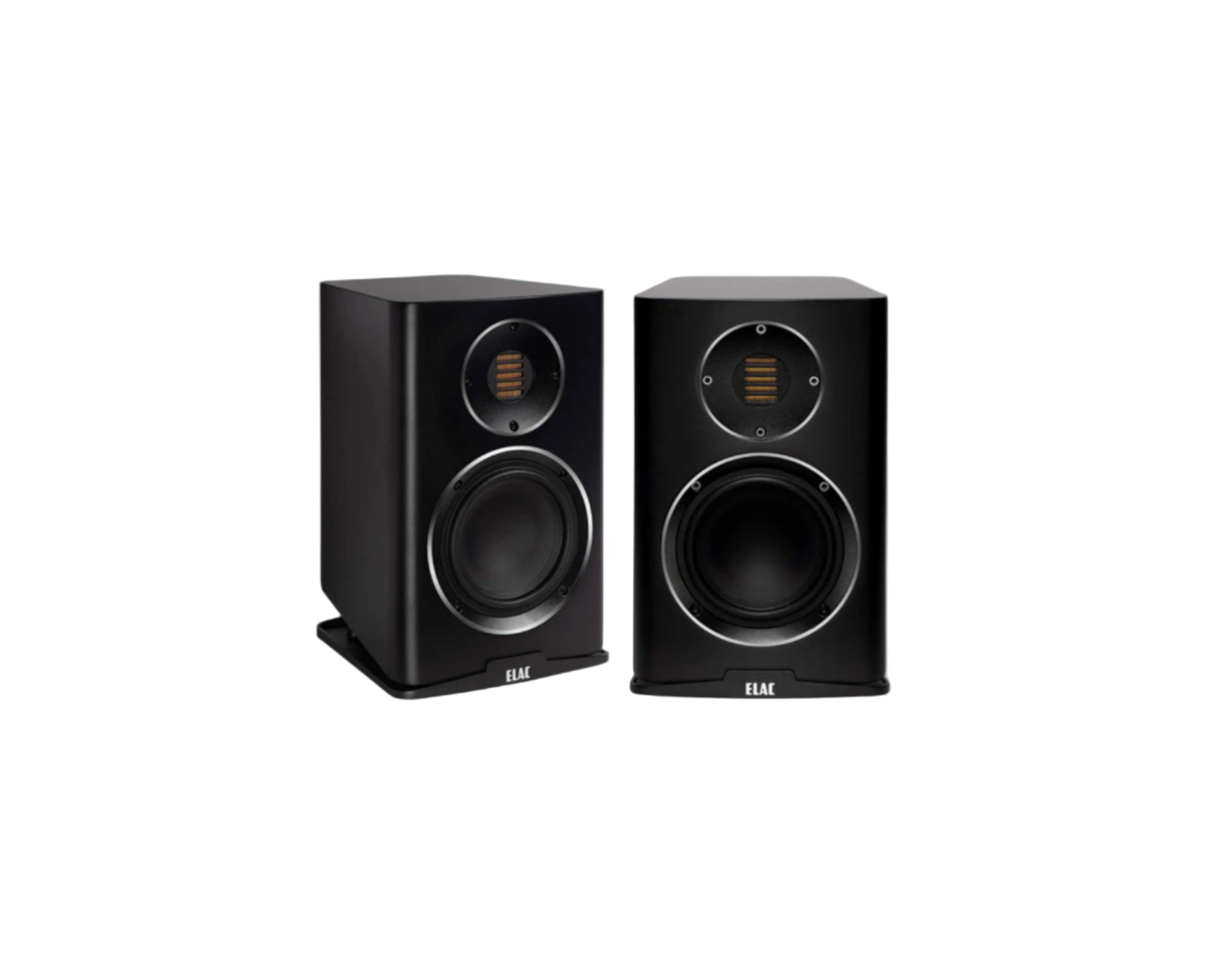 Elac Carina BS243.4 Bookshelf Speakers Black & White Finish