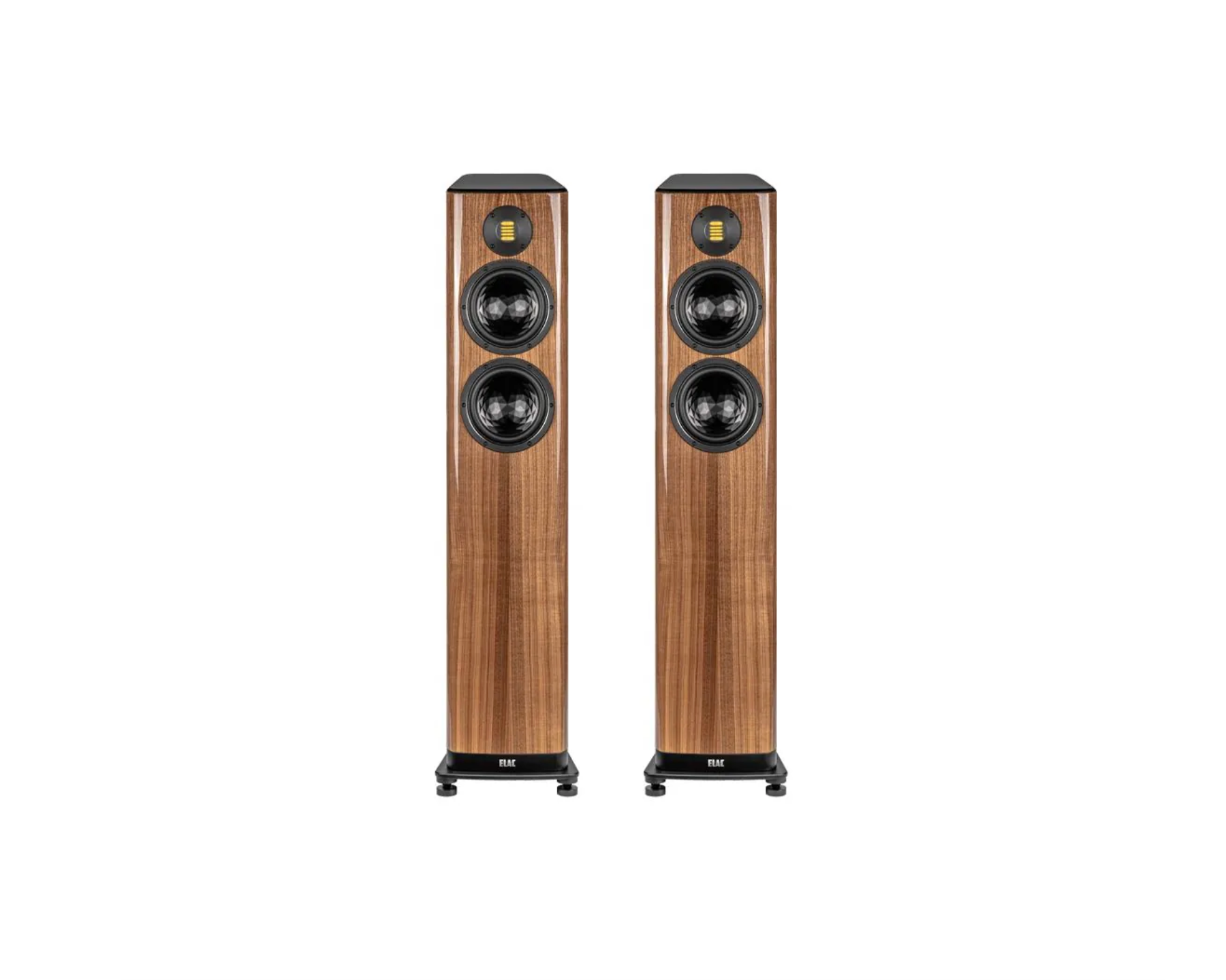 Elac Vela FS408.2 Floorstanding Speaker (Walnut Gloss)