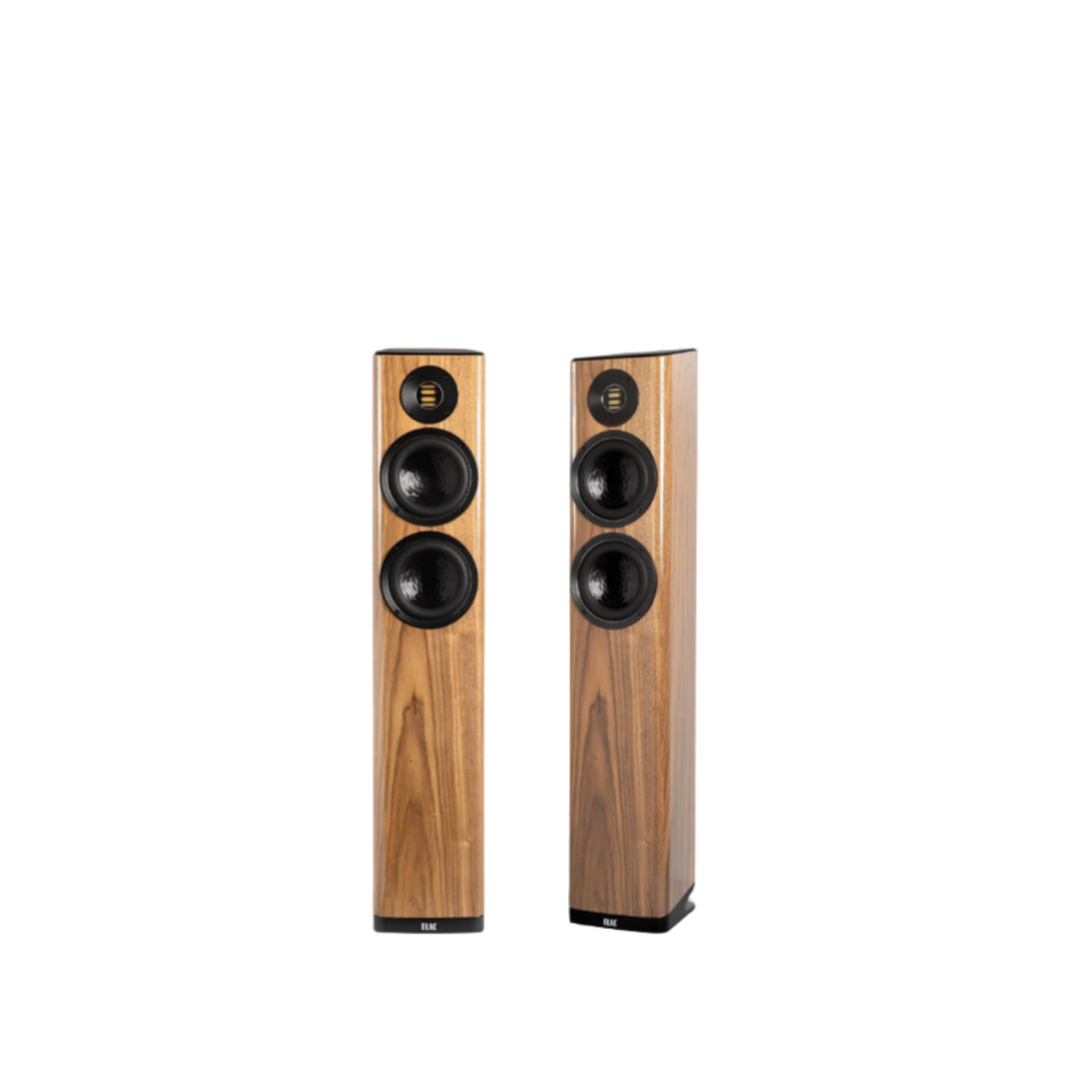 Elac Vela FS 407.2 Floorstanding Speaker (Gloss Walnut)