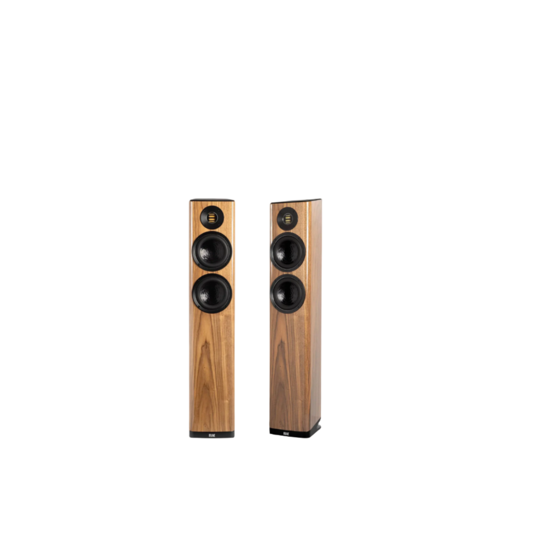 Elac Vela FS 407.2 Floorstanding Speaker (Gloss Walnut)