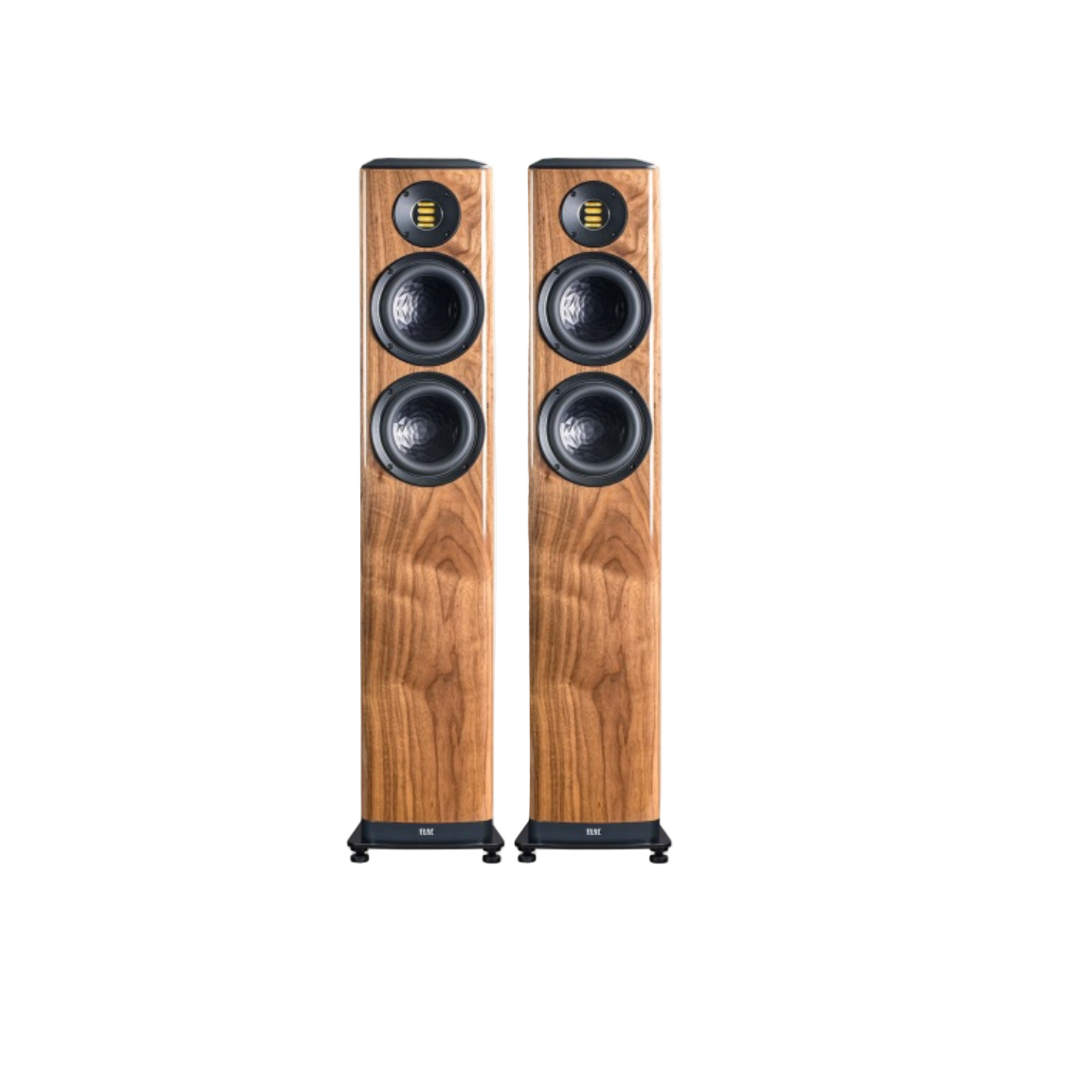 Elac Vela FS 407.2 Floorstanding Speaker (Gloss Walnut)