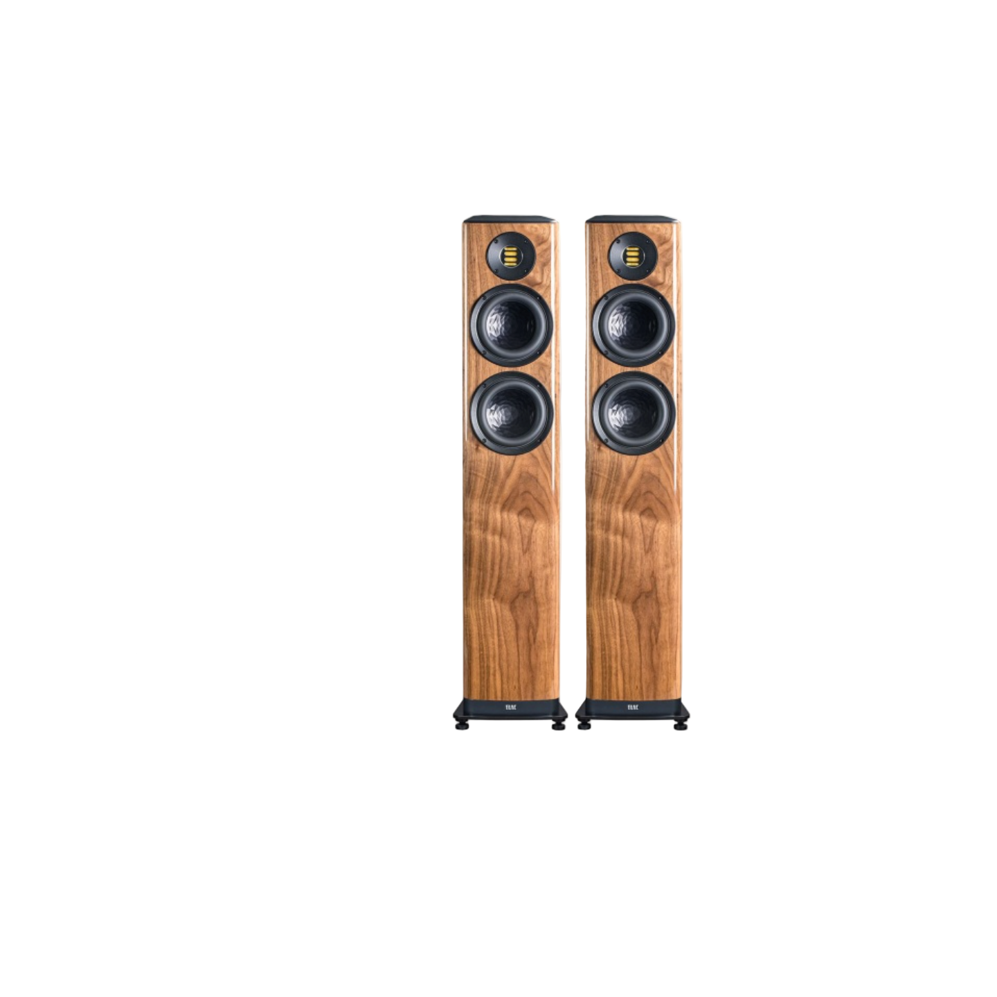 Elac Vela FS 407.2 Floorstanding Speaker (Gloss Walnut)