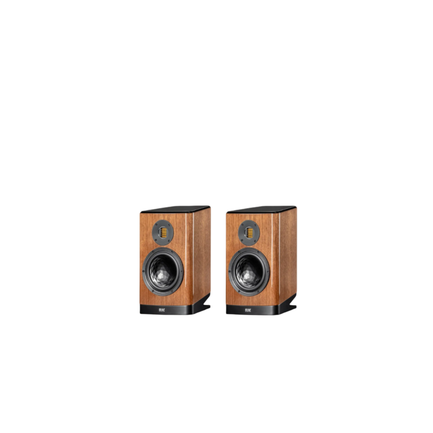 Elac Vela BS 404.2 Bookshelf Speaker (Walnut Gloss)