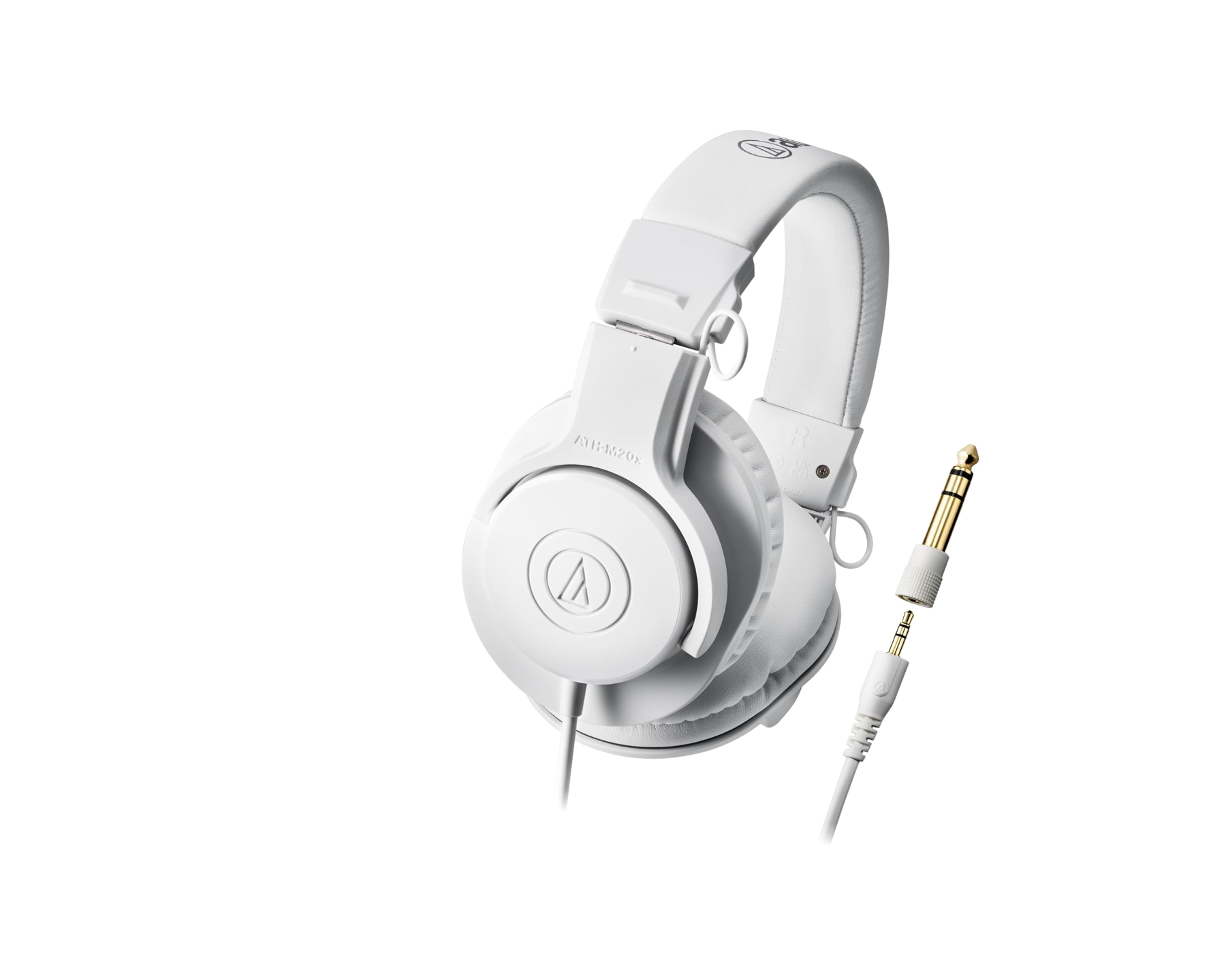 Audio-Technica ATH-M20XBT White Wireless Over-Ear Headphones