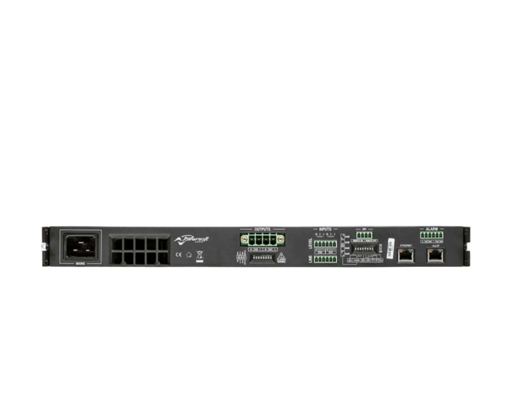 Powersoft Duecanali 804 DSP+ 800W/2-channel Flexible Amplifier with DSP and AES67