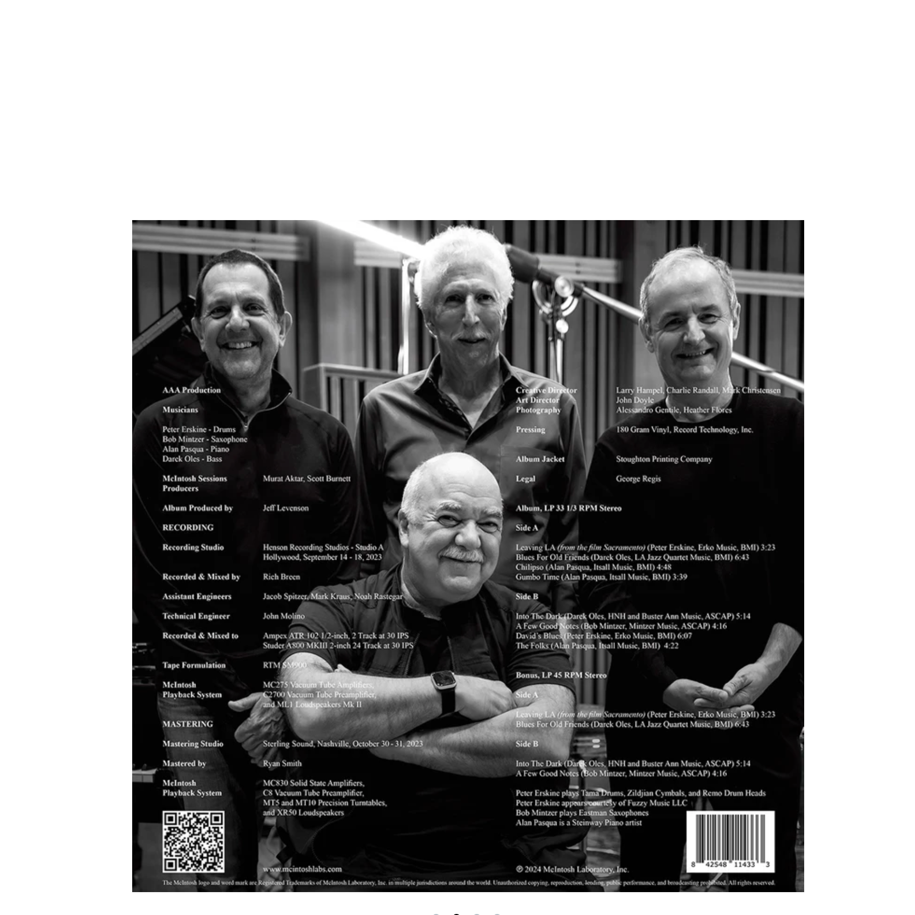 McIntosh SESSIONS Volume 1: The Peter Erskine Quartet