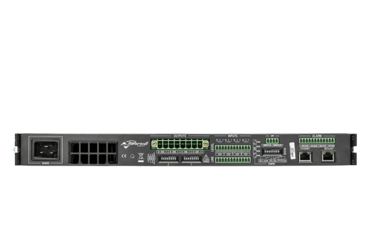Powersoft Quattrocanali 4804 DSP+D 4 Channel Flexible Amplifier Powersoft Quattrocanali 4804 DSP+D 4 Channel Flexible Amplifier
