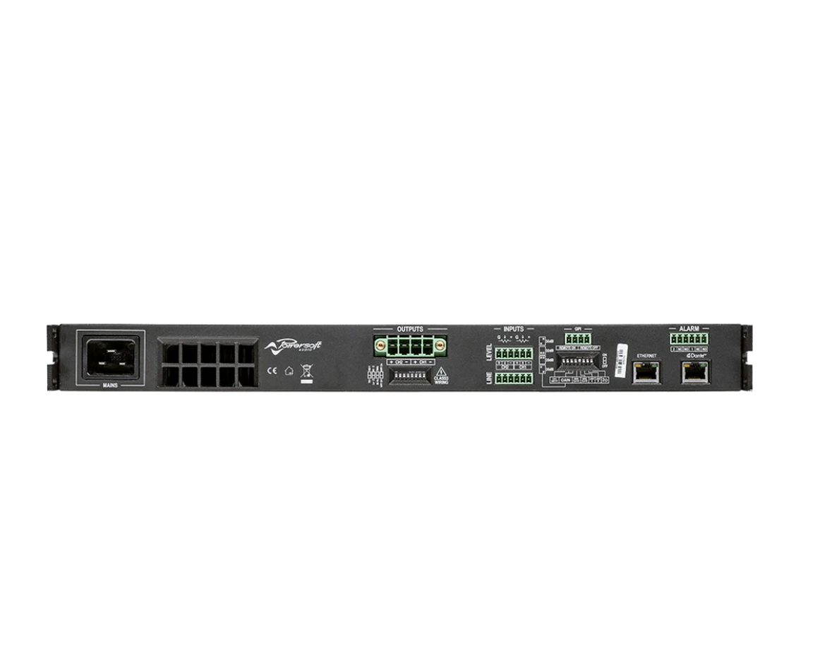 Powersoft Duecanali 804 DSP 2-channel Flexible Amplifier with DSP