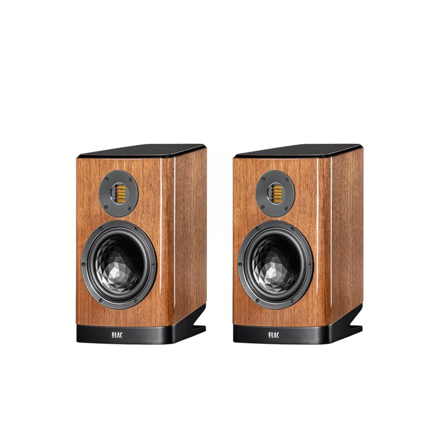 Elac Vela BS 404.2 Bookshelf Speaker (Walnut Gl