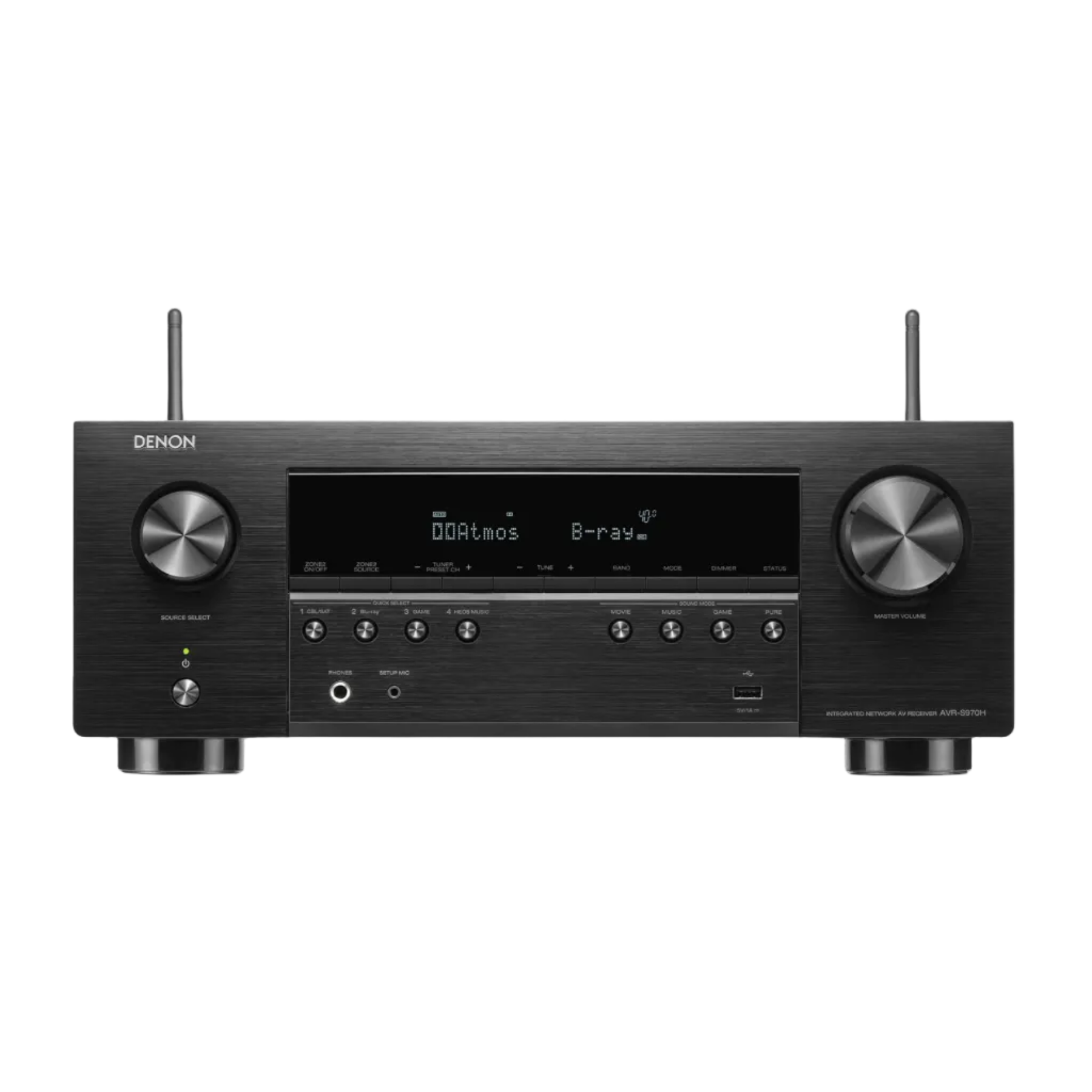 Denon AVR-S970H 7.2 Channel 8K AV Receiver with HEOS® Built-in