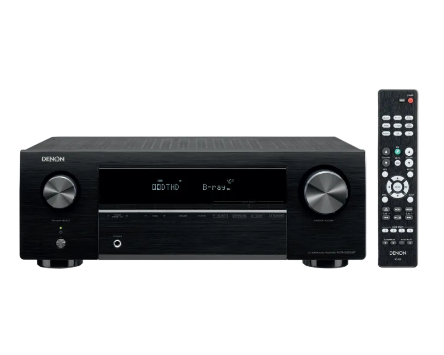 Denon AVR-X250BT 5.1 Ch. 4K Ultra HD AV Receiver with Bluetooth