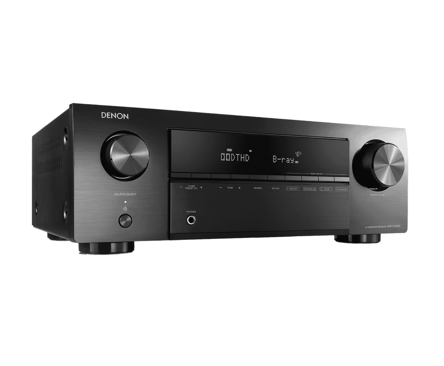 Denon AVR-X250BT 5.1 Ch. 4K Ultra HD AV Receiver with Bluetooth