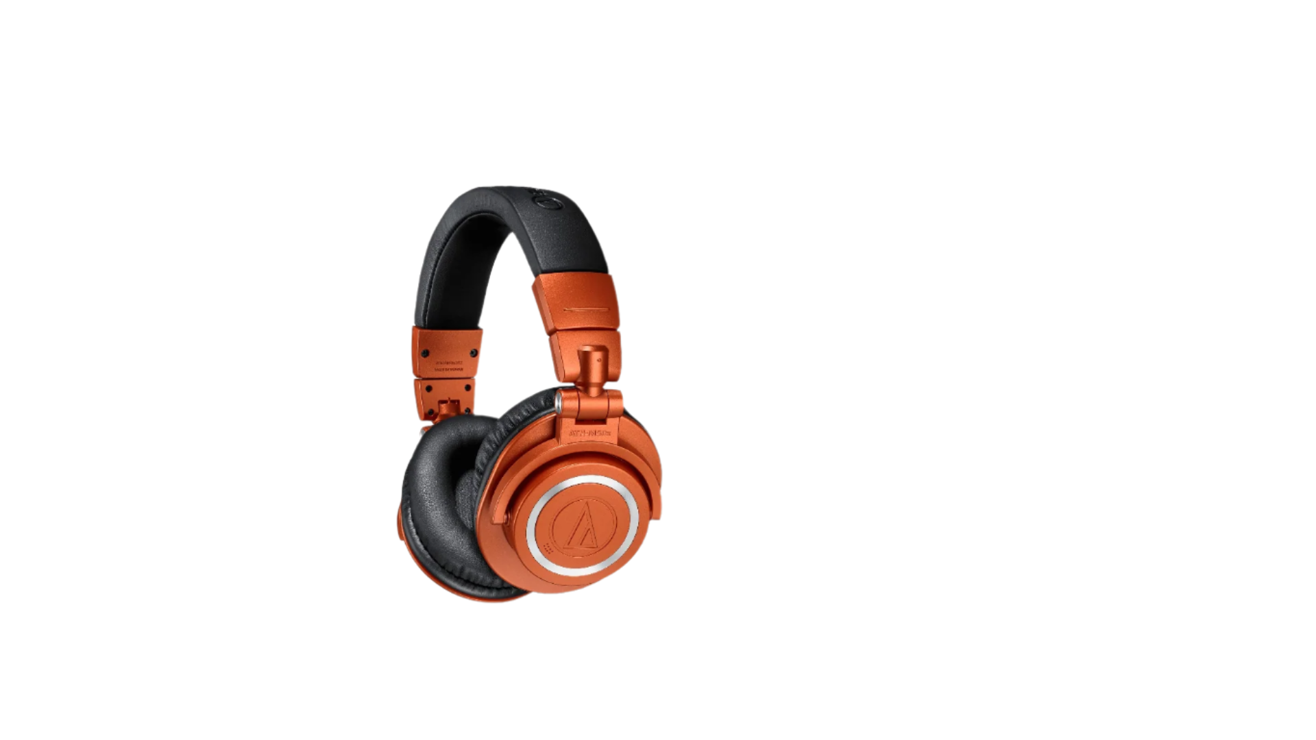 Audio-Technica ATH-M50xBT2 Wireless Glow Metallic Orange Bluetooth Wireless Over-Ear Headphones