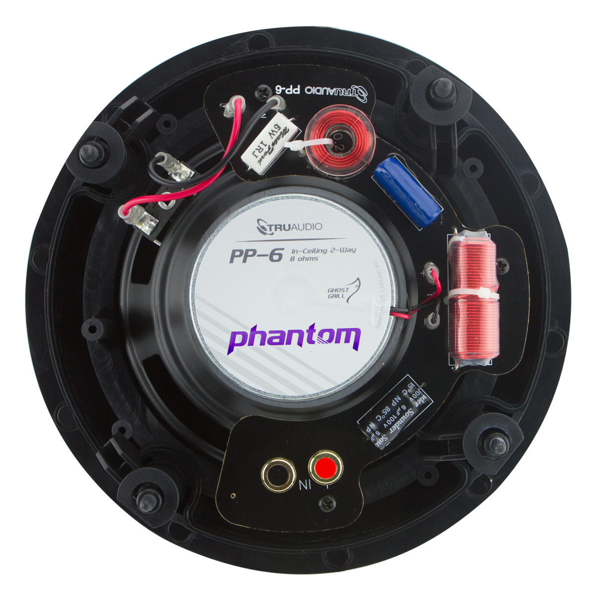 TruAudio PP-6 6.5inch Phantom Series 2-way In-Ceiling Speaker